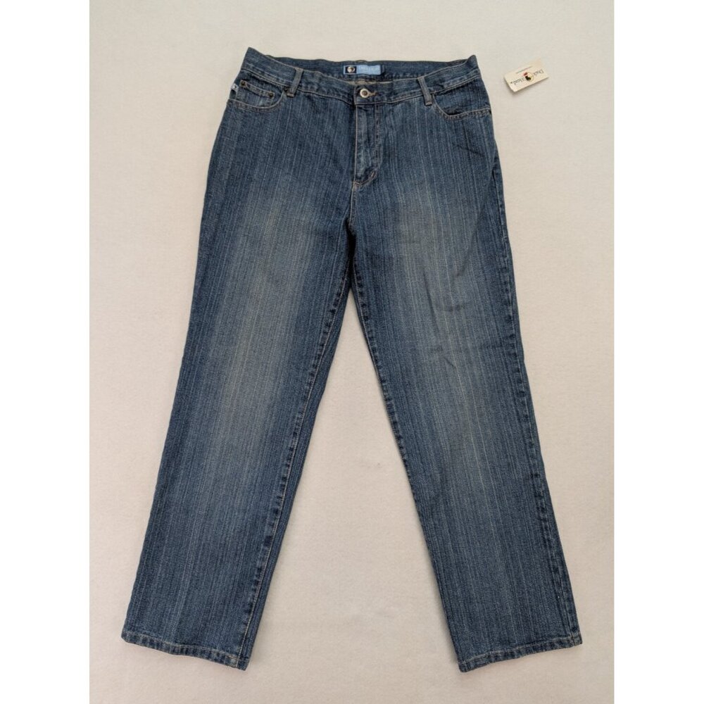 Duck Head Women's Jeans Size 14S Relaxed Straight Leg Medium Wash Denim NEW